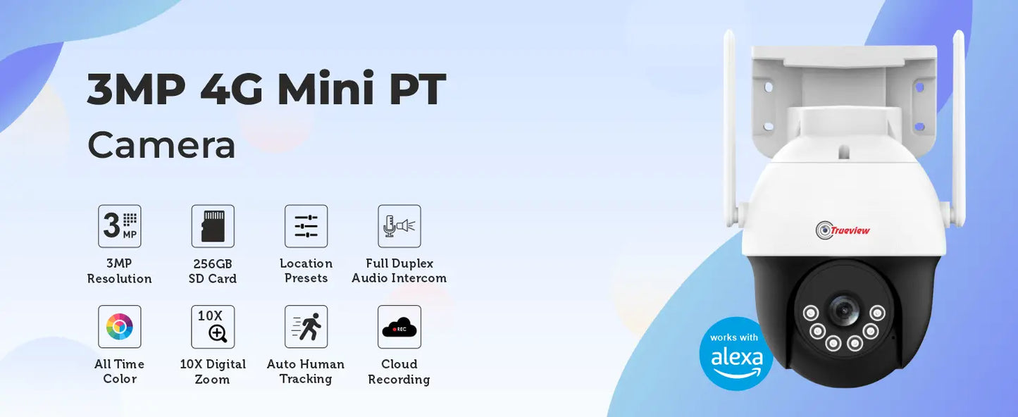 3MP 4G Mini PT Camera