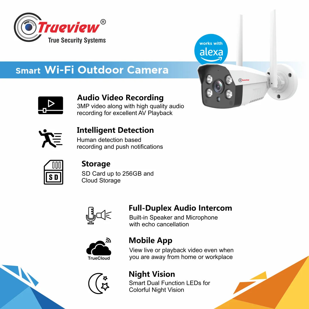 3MP WiFi Bullet Camera